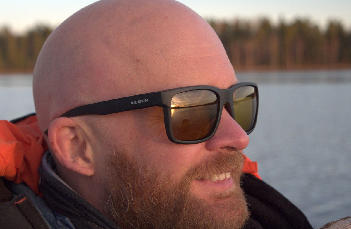 Sean Wit fishing in Leech eyewear
