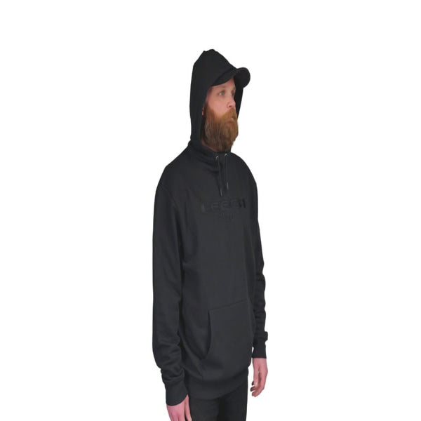 HOODIE MIT GENÄHTEN SCHWARZ